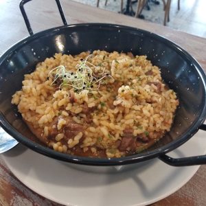 arroz con carrillada