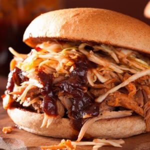 hamburguesa pulled pork